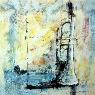 Musical Instrument oil painting